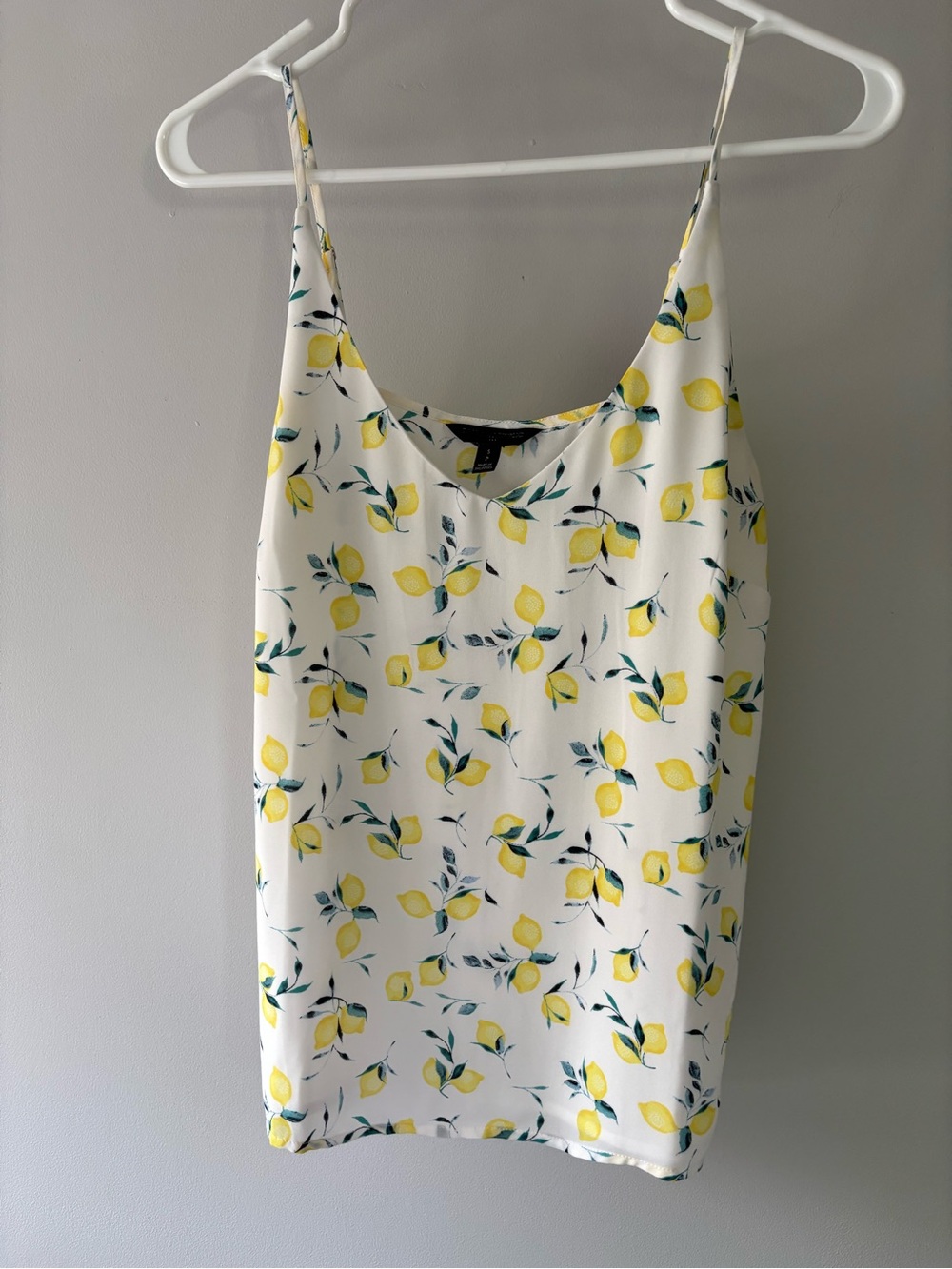Banana Republic Lemon Print Cami Tank Top